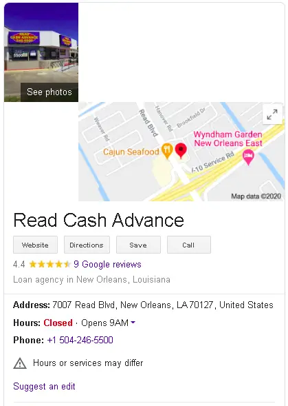 Read-cash-advance